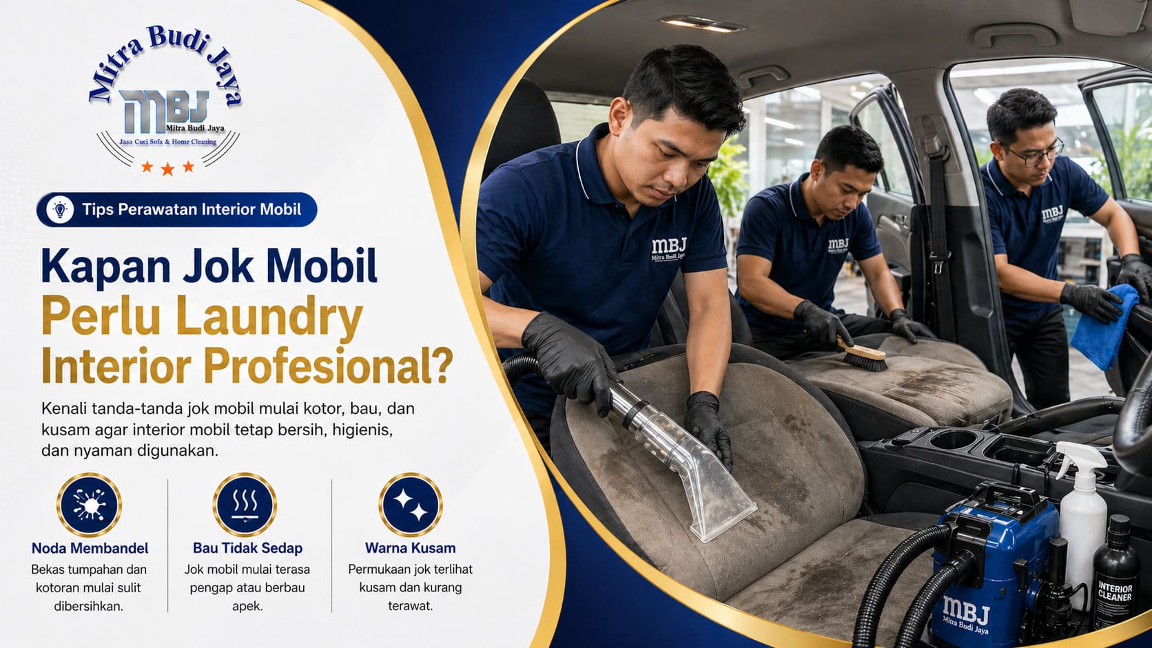Kapan Jok Mobil Perlu Laundry Interior Profesional
