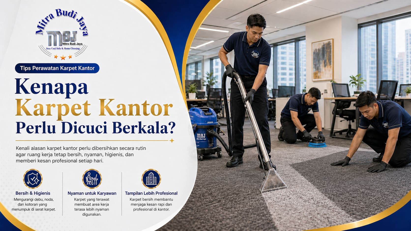 Kenapa Karpet Kantor Perlu Dicuci Berkala