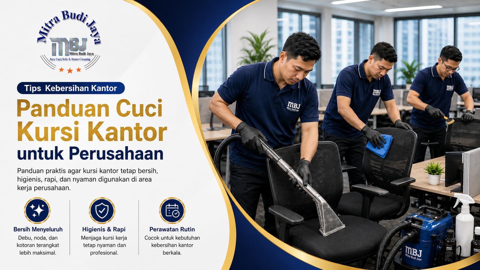 Panduan Cuci Kursi Kantor Untuk Perusahaan