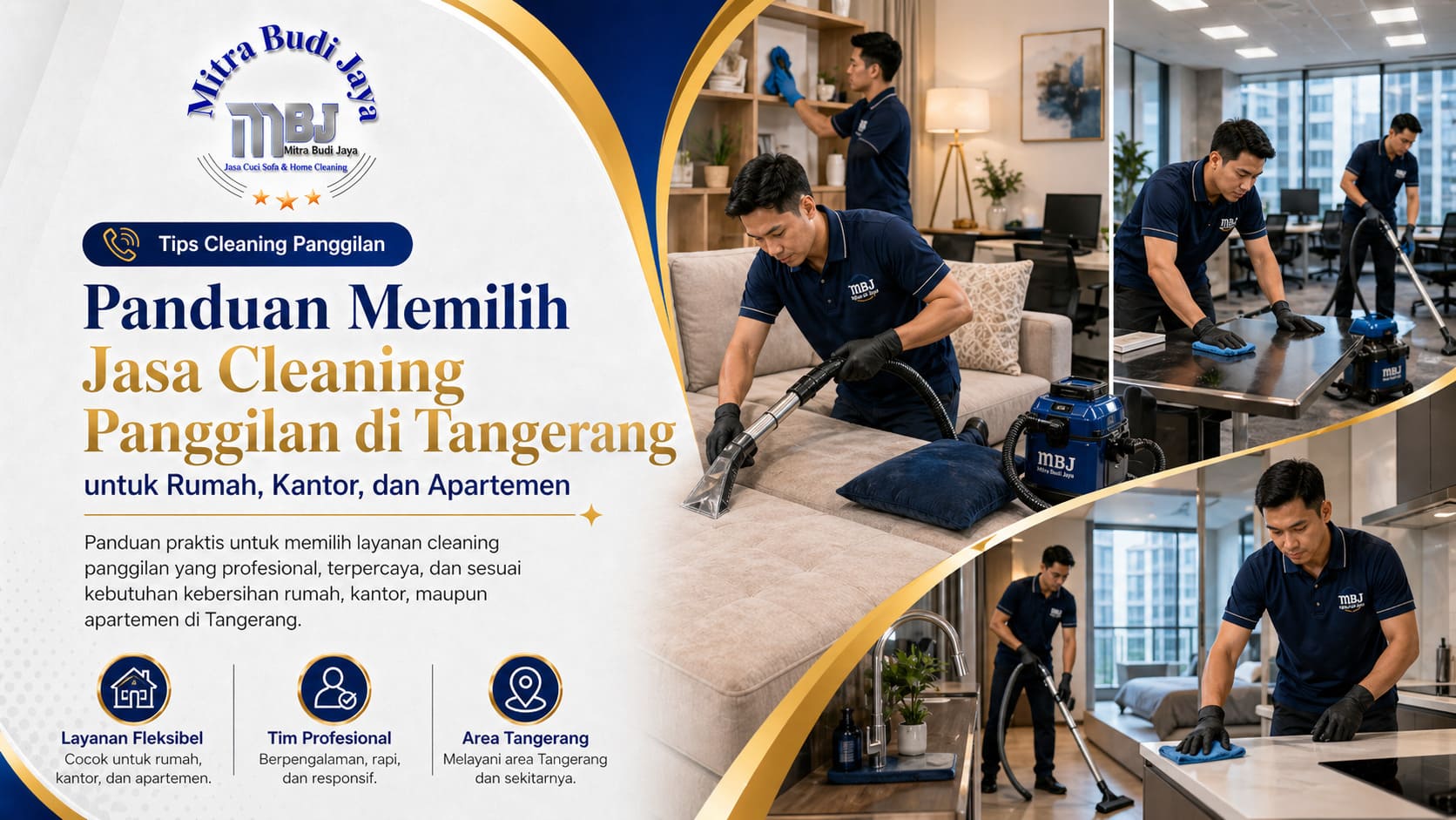 Panduan memilih jasa cleaning panggilan di Tangerang untuk rumah, kantor, dan apartemen