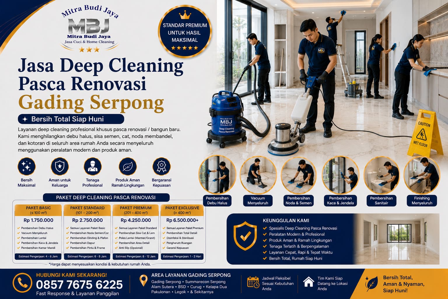 Jasa Deep Cleaning Pasca Renovasi Gading Serpong – Bersih Total Siap Huni